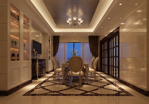 佛山市恒大山湖郡歐式風格別墅裝修案例