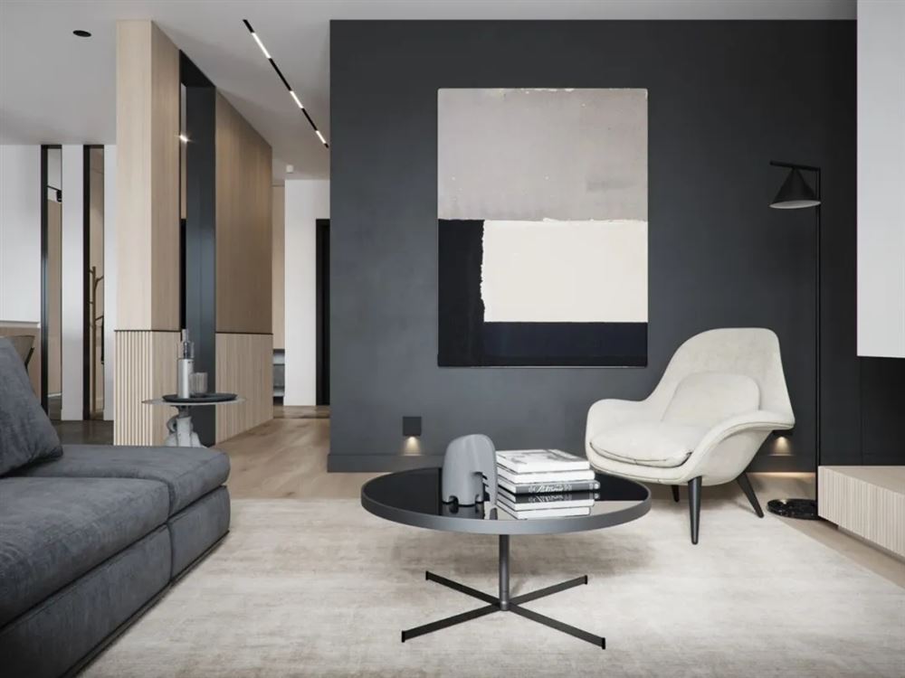 廣州市碧桂園星薈現代簡約風格三居室裝修案例