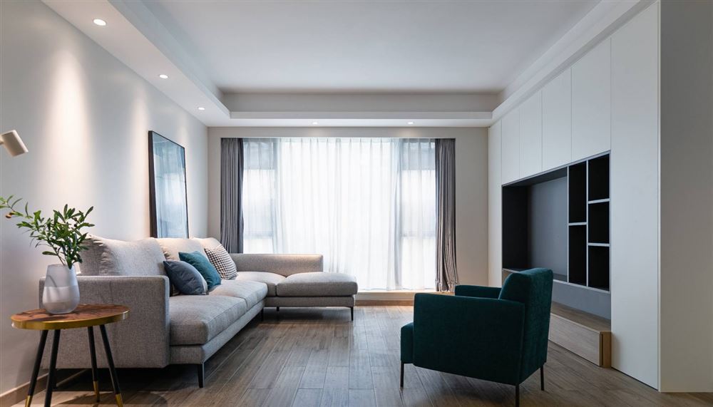 湛江市城市美林現代簡約風格四居室裝修案例