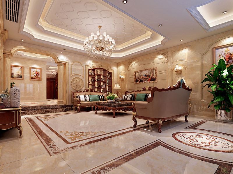 河源市東江灣&middot;名門世家歐式風格別墅裝修案例