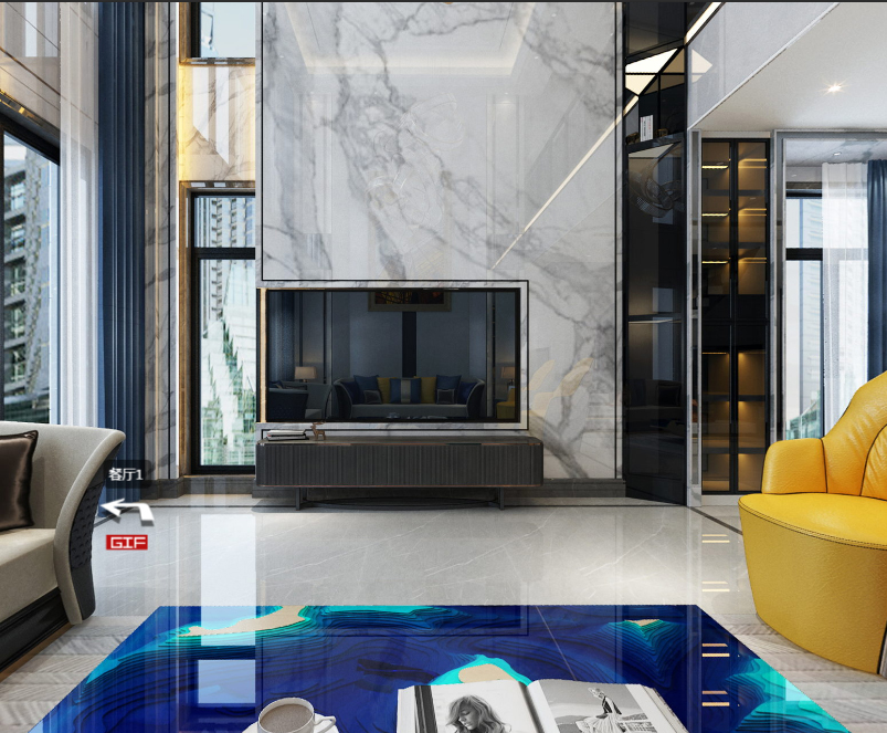 佛山市綠地熙江廣場現(xiàn)代簡約風(fēng)格別墅裝修案例