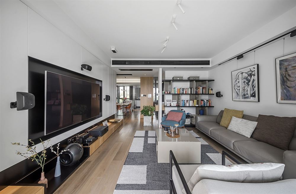 臺(tái)州市北山菜場(chǎng)邊現(xiàn)代簡(jiǎn)約風(fēng)格三居室裝修案例