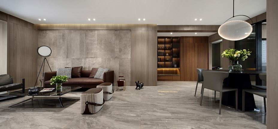 江門市新會玉圭園現代簡約風格三居室裝修案例