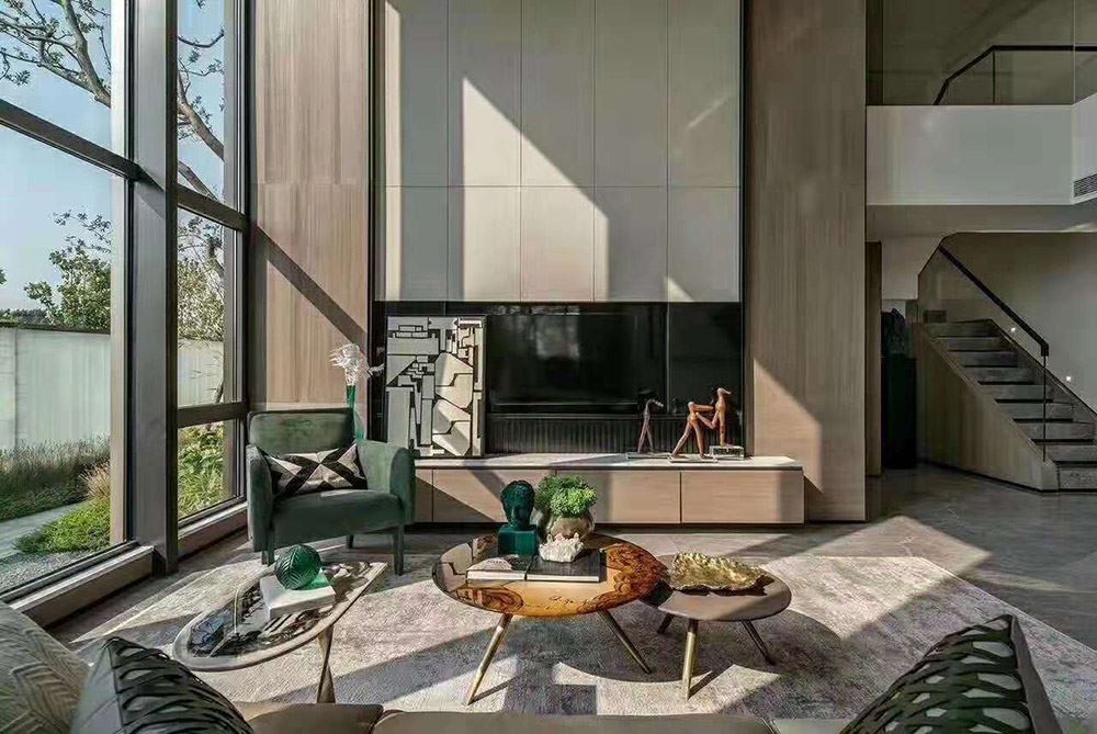 佛山市萬(wàn)科悅都薈現(xiàn)代簡(jiǎn)約風(fēng)格四居室裝修案例