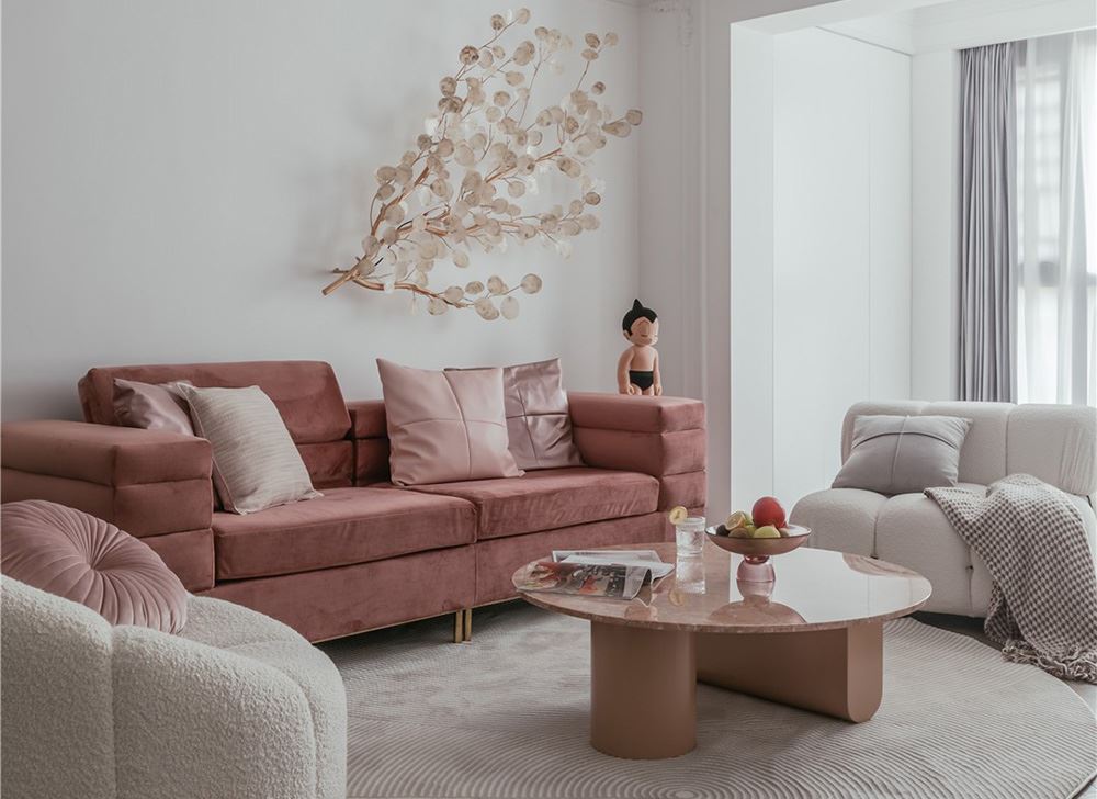 江門市君匯熙庭輕奢風格三居室裝修案例