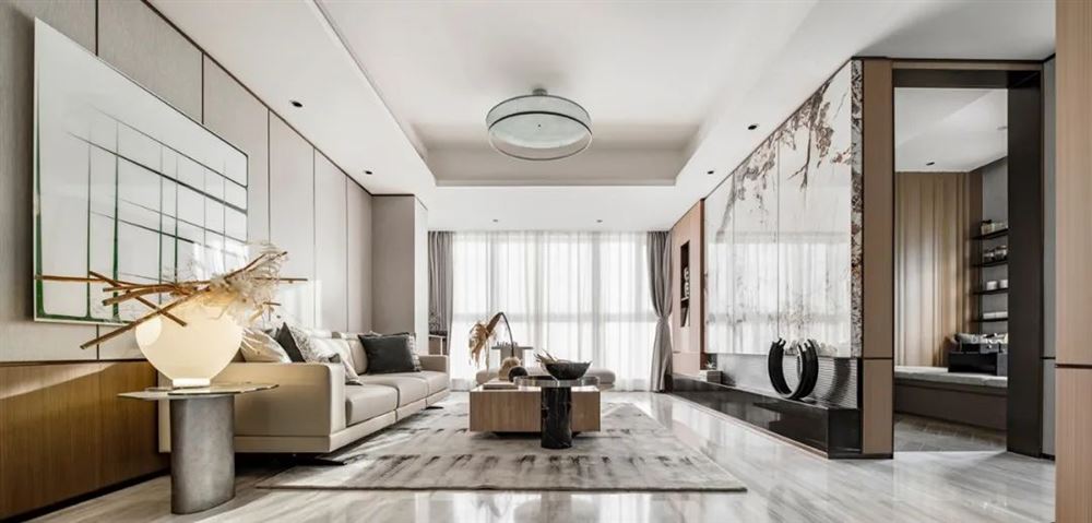 佛山市越秀閱湖臺(tái)現(xiàn)代簡約風(fēng)格三居室裝修案例