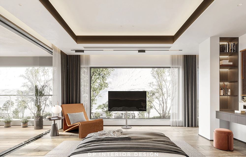 佛山市美的&middot;東樾灣輕奢風格別墅裝修案例