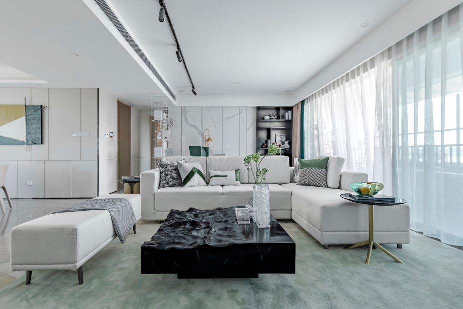 江門市明泰城輕奢風格四居室裝修案例