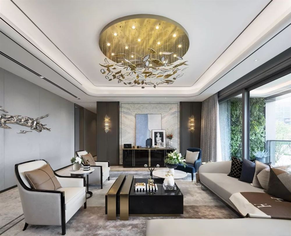 佛山市萬科金域時光(商業)輕奢風格別墅裝修案例