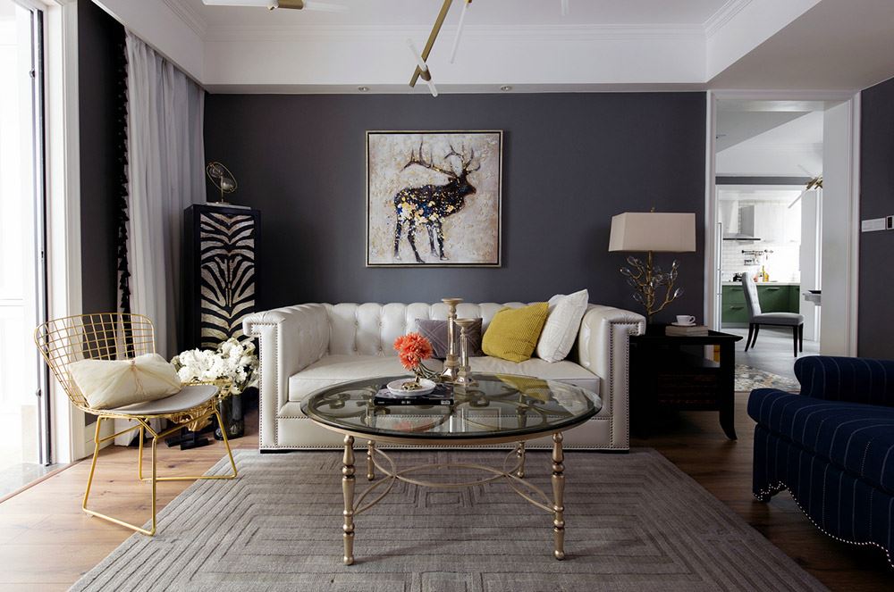 昭通市翠鑫苑歐式風格三居室裝修案例