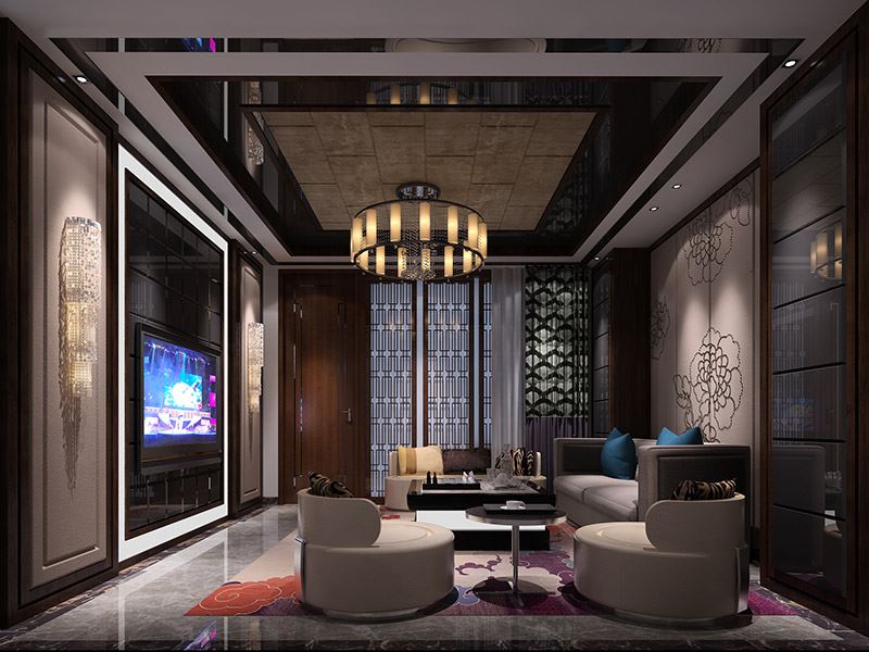 佛山市時代愛車小鎮(佛山)新古典風格別墅裝修案例