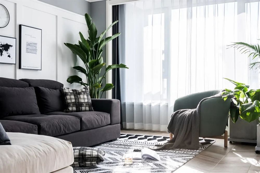 廣州市盛世名門北歐風格三居室裝修案例