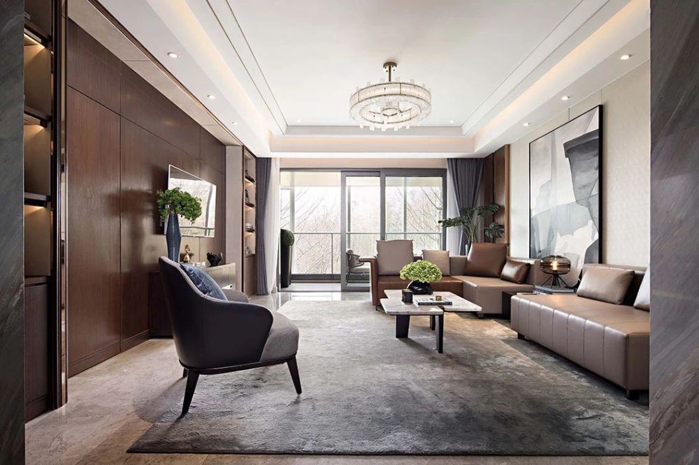 佛山市雅居樂萬象郡輕奢風格四居室裝修案例