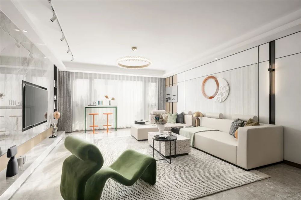 佛山市中建順控&middot;云熙悅城現代簡約風格三居室裝修案例