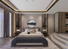 佛山市順德華潤置地廣場現(xiàn)代簡約風格別墅裝修案例