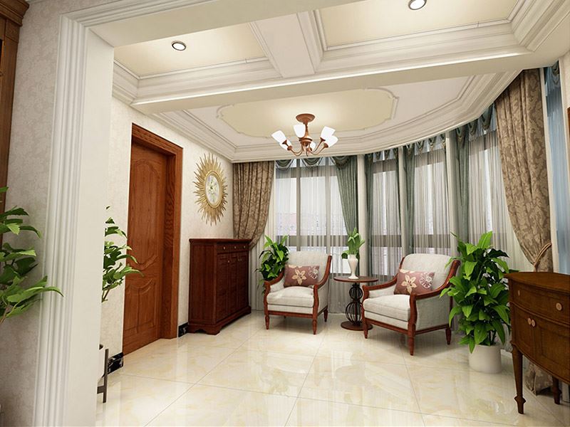 佛山市鵬瑞&middot;三龍灣1號(hào)新中式風(fēng)格復(fù)式裝修案例