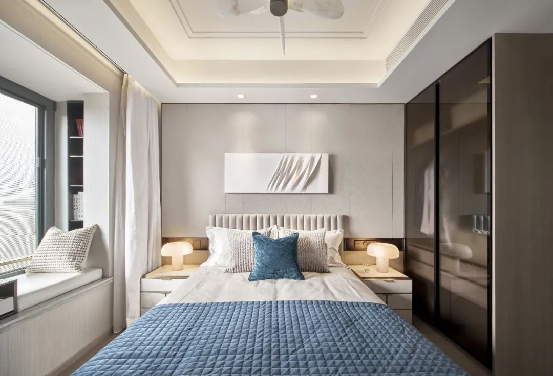 現(xiàn)代簡約風格室內設計家裝案例-次臥