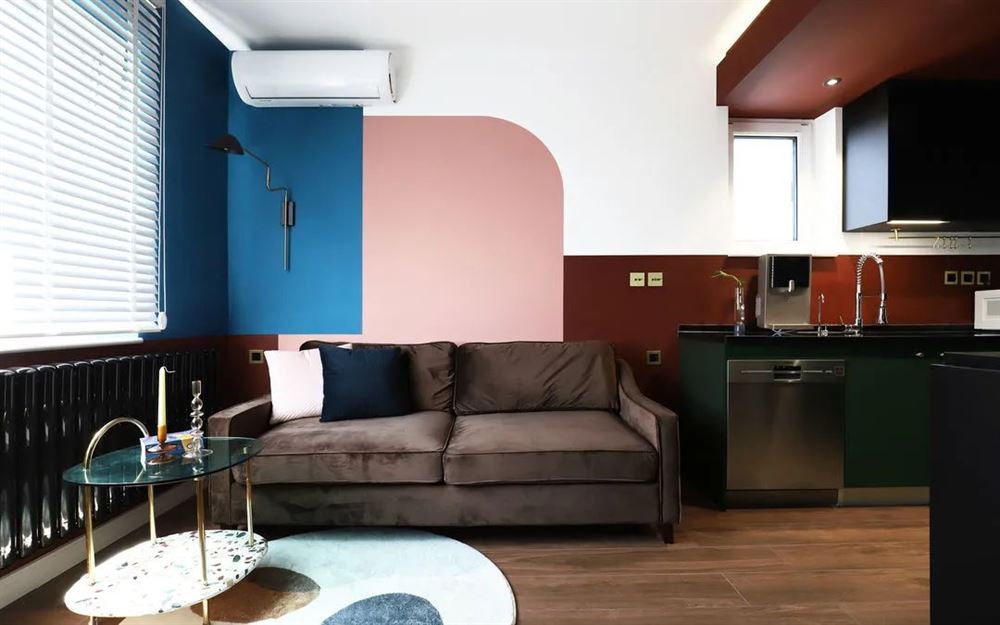 昭通市太陽湖小區現代風格三居室裝修案例