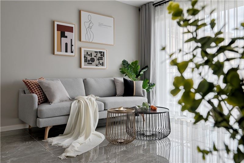 江門市東方明珠北歐風格三居室裝修案例