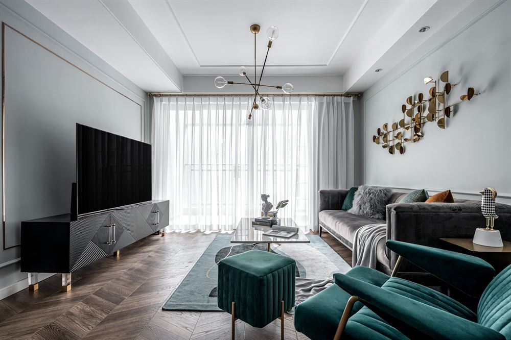 江門市碧華園北歐風格三居室裝修案例