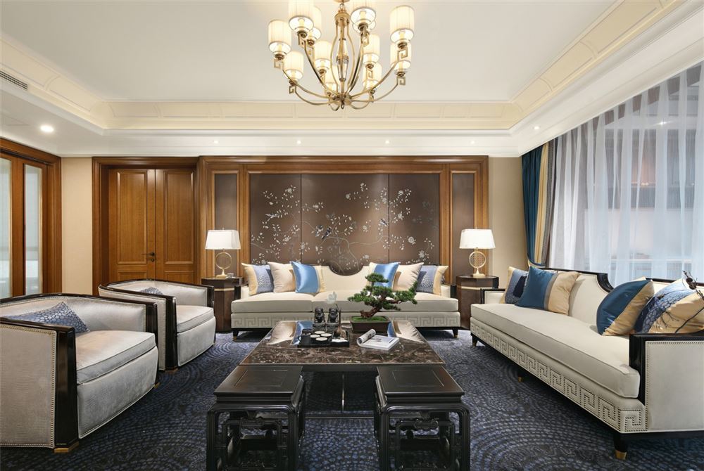 楚雄彝族自治州百水巷60號院新中式風格平層裝修案例