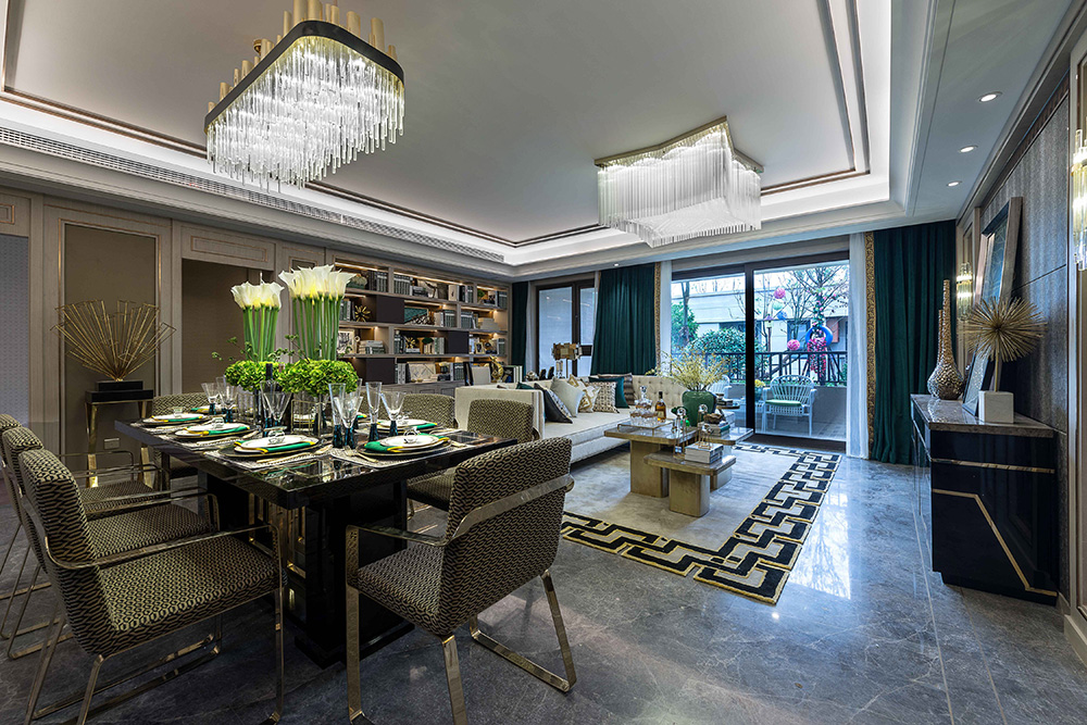 南寧101-200平米歐式風格龍光玖瓏湖室內(nèi)設(shè)計效果圖