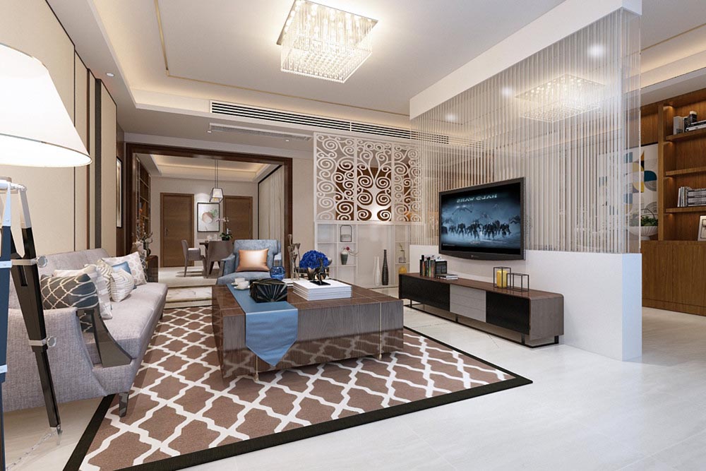 江門市潮連聚龍新村現代簡約風格四居室裝修案例