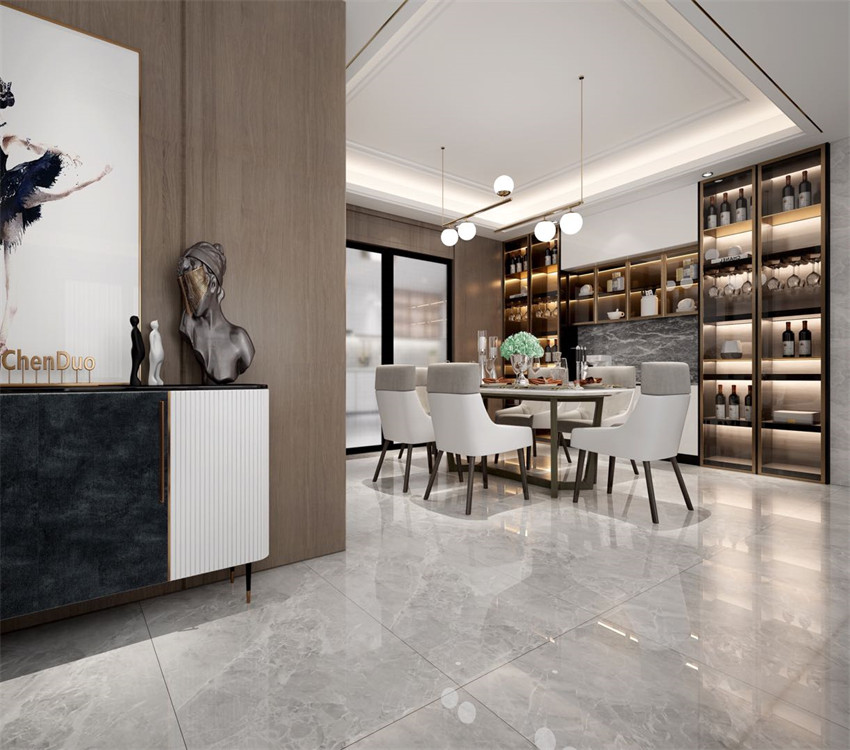 廣州市東方新世界現(xiàn)代簡約風(fēng)格四居室裝修案例