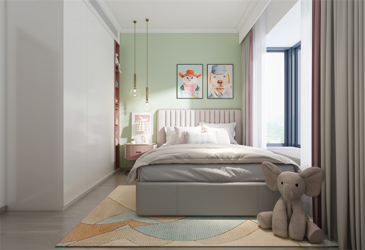 廣州市廣州亞運城新中式風格四居室裝修案例