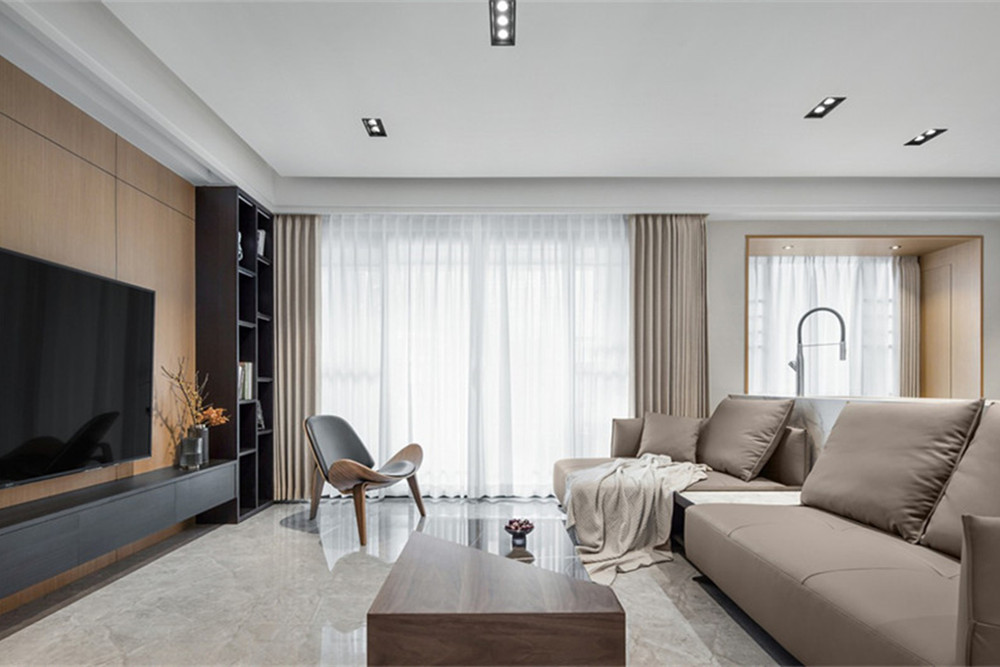 廣州市碧桂園星薈輕奢風格三居室裝修案例