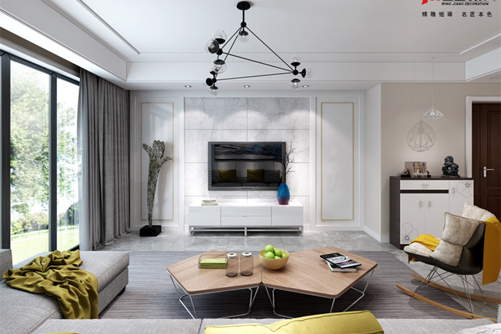 合肥市斌鋒悅境現代簡約風格三居室裝修案例