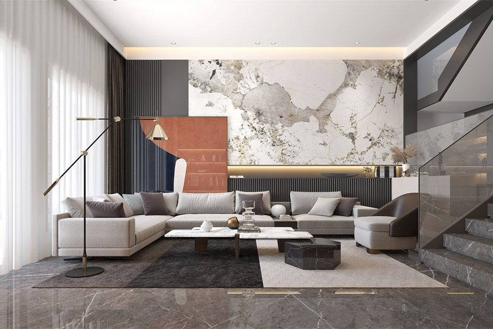 連云港201-300平米現(xiàn)代簡約風格景山秀水裝修設計案例