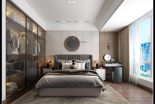 玉林市中宜尚品現(xiàn)代簡約風格三居室裝修案例