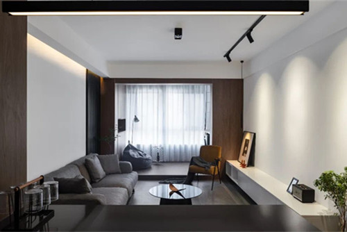 德陽市印象戛納現代簡約風格三居室裝修案例