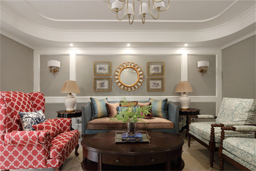 德陽101-200平米美式風(fēng)格瑞琪曼家裝設(shè)計案例