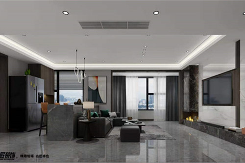 德陽市安瀾苑小區現代簡約風格三居室裝修案例