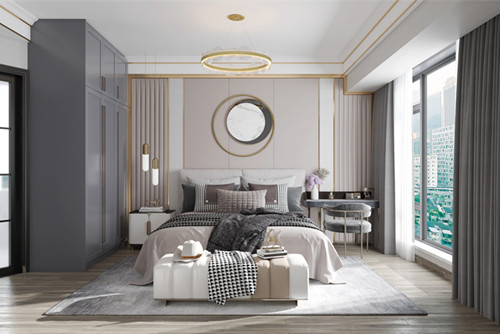 茂名市東方明珠現代簡約風格三居室裝修案例