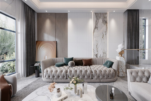 陽江201-300平米美式風格香江半島室內裝修設計案例