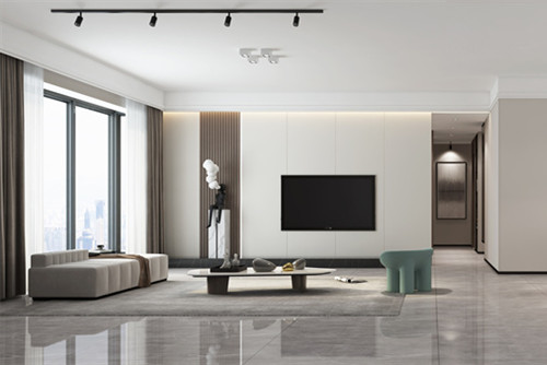 海口市都市森林現代簡約風格三居室裝修案例