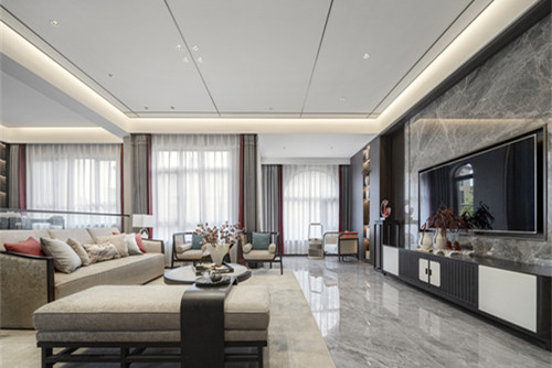 海口201-300平米輕奢風格托斯卡納小鎮(zhèn)裝修設計效果圖