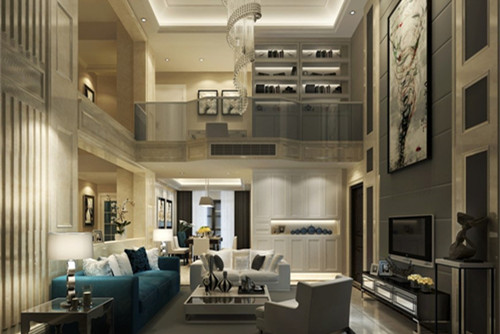 海口市南海幸福匯現(xiàn)代簡約風格別墅裝修案例