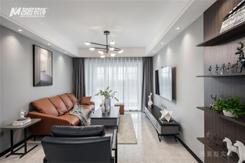 常州市桃園新村現代簡約風格三居室裝修案例