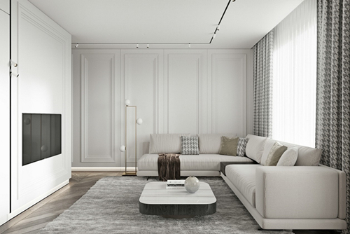 涼山彝族自治州邦泰&middot;玖熙臺(tái)現(xiàn)代簡約風(fēng)格平層裝修案例