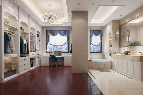 海口市成信景苑歐式風格別墅裝修案例