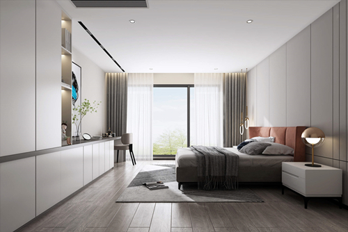 海口市現(xiàn)代花園現(xiàn)代風(fēng)格三居室裝修案例