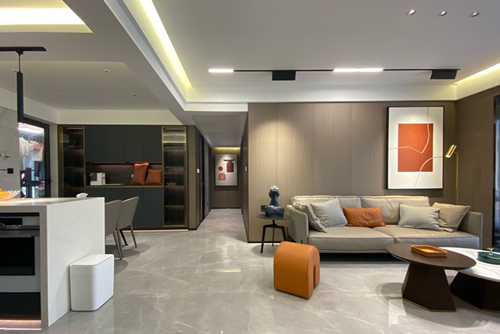 海口市海口華潤(rùn)中心現(xiàn)代簡(jiǎn)約風(fēng)格平層裝修案例