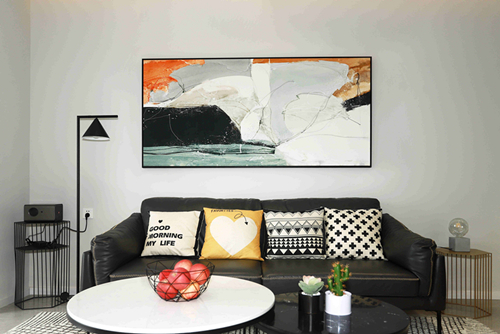 海口市環球100寶龍城現代簡約風格三居室裝修案例