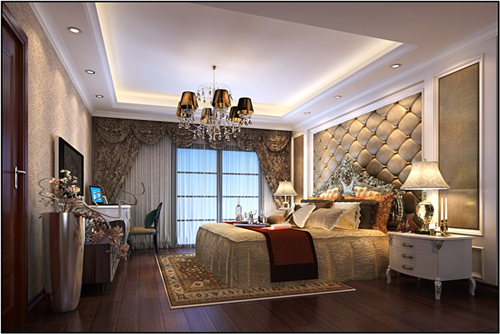 ?？谑斜＠醒牒０稓W式風格三居室裝修案例