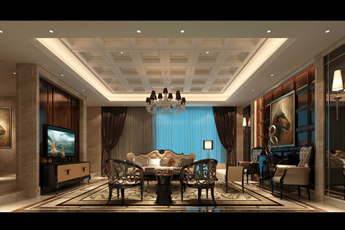 合肥市龍湖怡康&middot;湖城大境歐式風(fēng)格別墅裝修案例