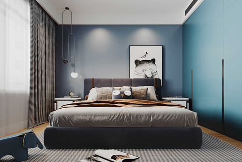 江門市寶庭園歐式風格三居室裝修案例